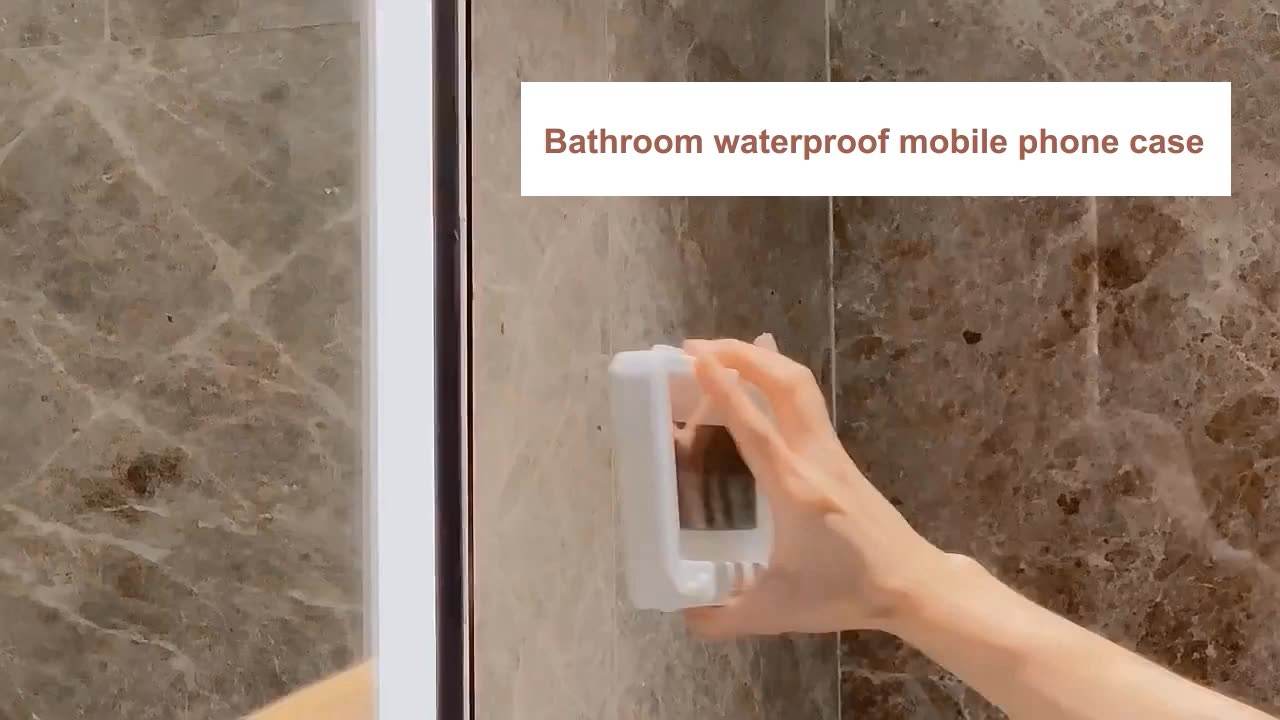 Vattentät Mobilhållare dusch 1